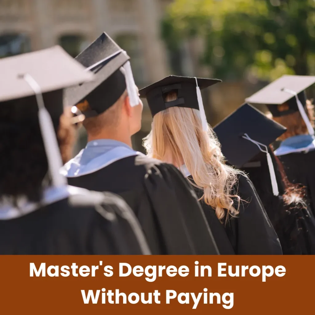 Master's Degree in Europe Without Paying